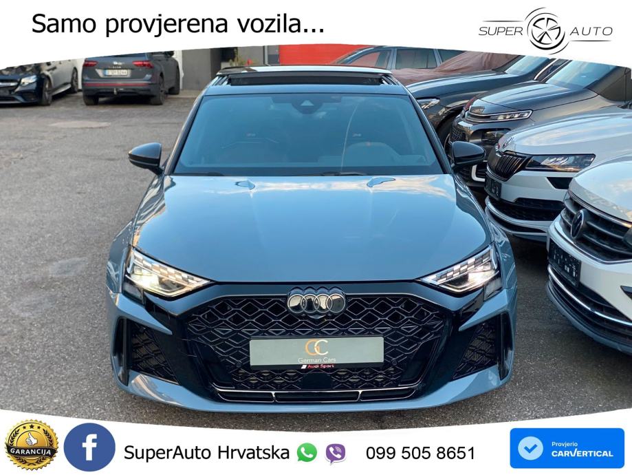 Audi RS3 Sedan 2.5 TFSI (400 KS) quattro S tronic LED+GR SJED+ACC, fotografija 9