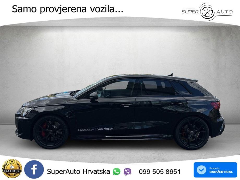 Audi RS3 Sedan 2.5 TFSI (400 KS) quattro S tronic LED+GR SJED+ACC, fotografija 2