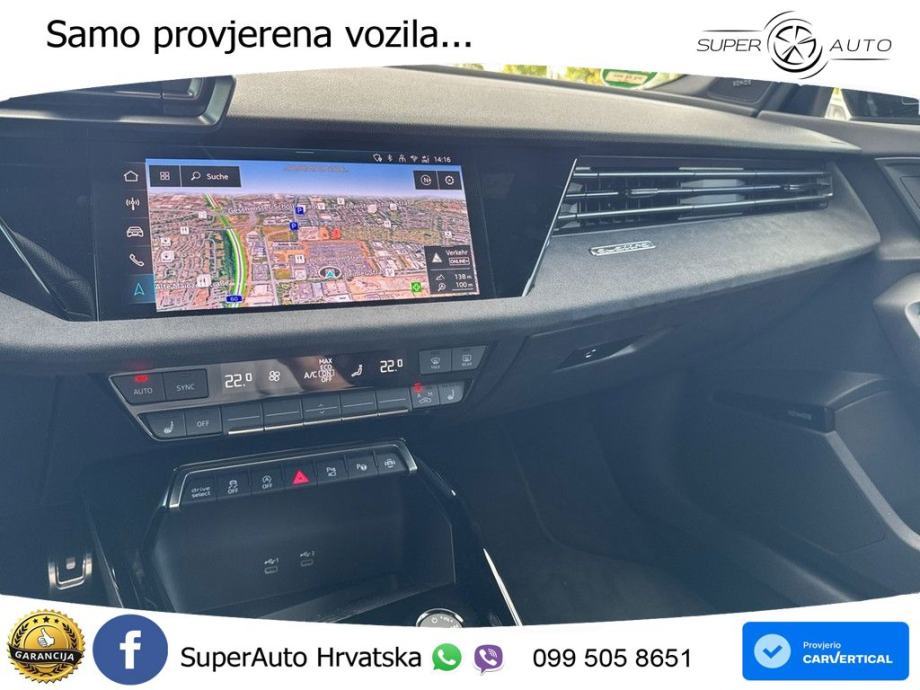Audi RS3 Sedan 2.5 TFSI (400 KS) quattro S tronic LED+GR SJED+ACC, fotografija 14