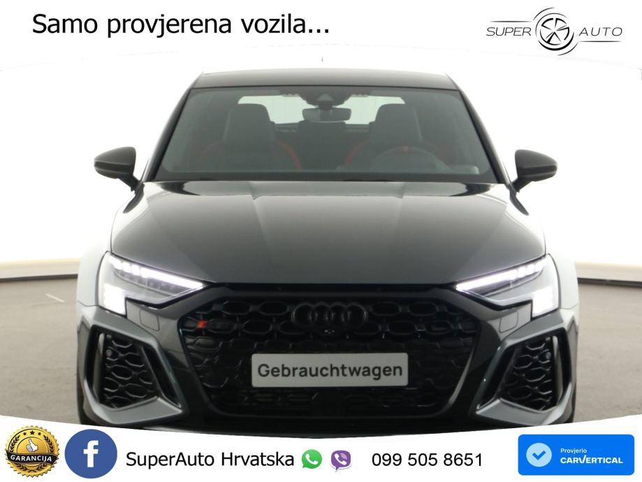 Audi RS3 Sedan 2.5 TFSI (400 KS) quattro S tronic LED+GR SJED+ACC, fotografija 3