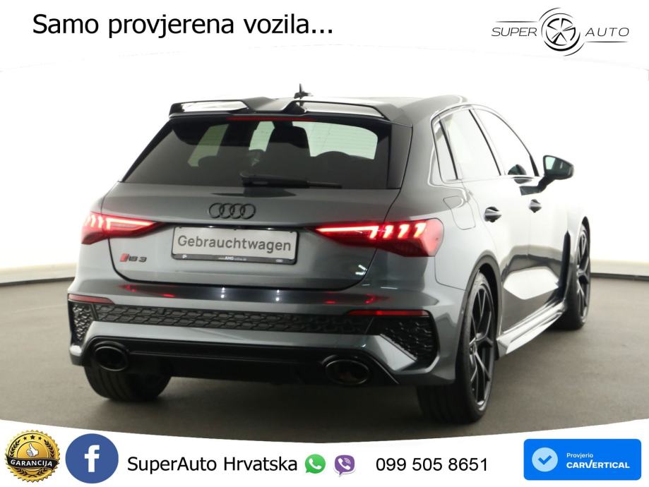 Audi RS3 Sedan 2.5 TFSI (400 KS) quattro S tronic LED+GR SJED+ACC, fotografija 6