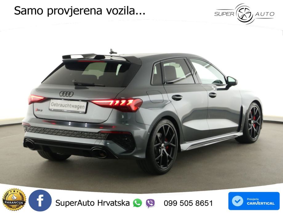 Audi RS3 Sedan 2.5 TFSI (400 KS) quattro S tronic LED+GR SJED+ACC, fotografija 11