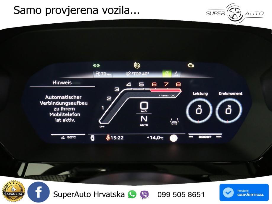 Audi RS3 Sedan 2.5 TFSI (400 KS) quattro S tronic LED+GR SJED+ACC, fotografija 16