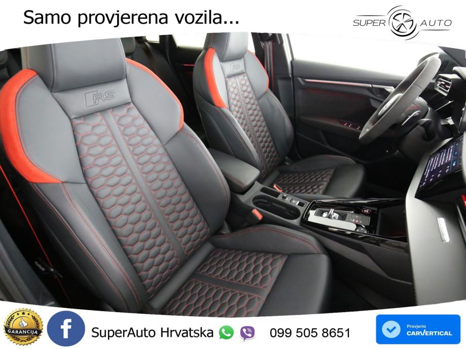 Audi RS3 Sedan 2.5 TFSI (400 KS) quattro S tronic LED+GR SJED+ACC, fotografija 18