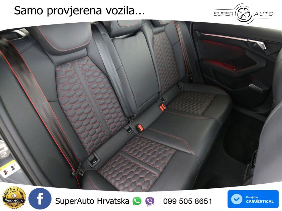 Audi RS3 Sedan 2.5 TFSI (400 KS) quattro S tronic LED+GR SJED+ACC, fotografija 19