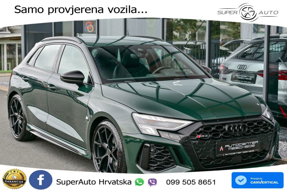 Audi RS3 Sedan 2.5 TFSI (400 KS) quattro S tronic LED+GR SJED+ACC, fotografija 3