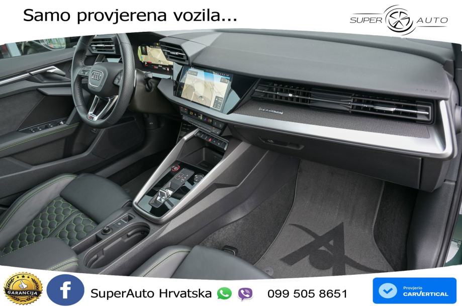 Audi RS3 Sedan 2.5 TFSI (400 KS) quattro S tronic LED+GR SJED+ACC, fotografija 11