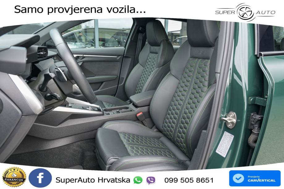 Audi RS3 Sedan 2.5 TFSI (400 KS) quattro S tronic LED+GR SJED+ACC, fotografija 12