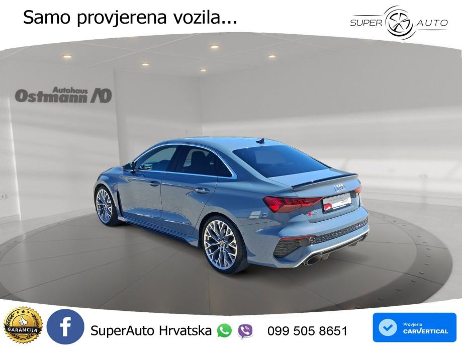Audi RS3 Sedan 2.5 TFSI (400 KS) quattro S tronic LED+GR SJED+ACC, fotografija 3