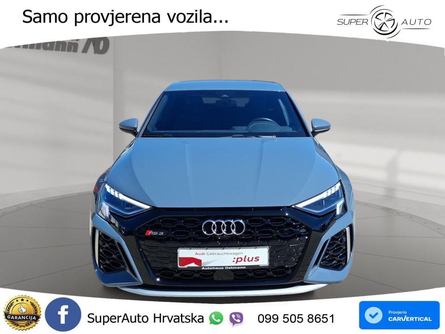 Audi RS3 Sedan 2.5 TFSI (400 KS) quattro S tronic LED+GR SJED+ACC, fotografija 16