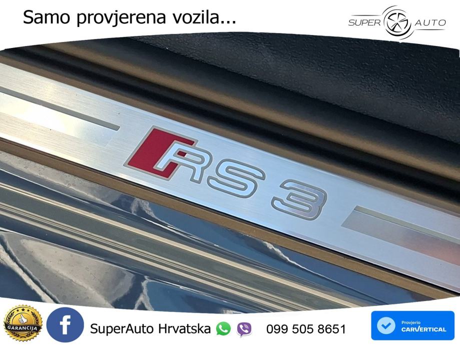 Audi RS3 Sedan 2.5 TFSI (400 KS) quattro S tronic LED+GR SJED+ACC, fotografija 18