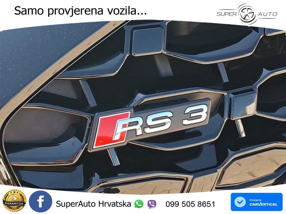 Audi RS3 Sedan 2.5 TFSI (400 KS) quattro S tronic LED+GR SJED+ACC, fotografija 20