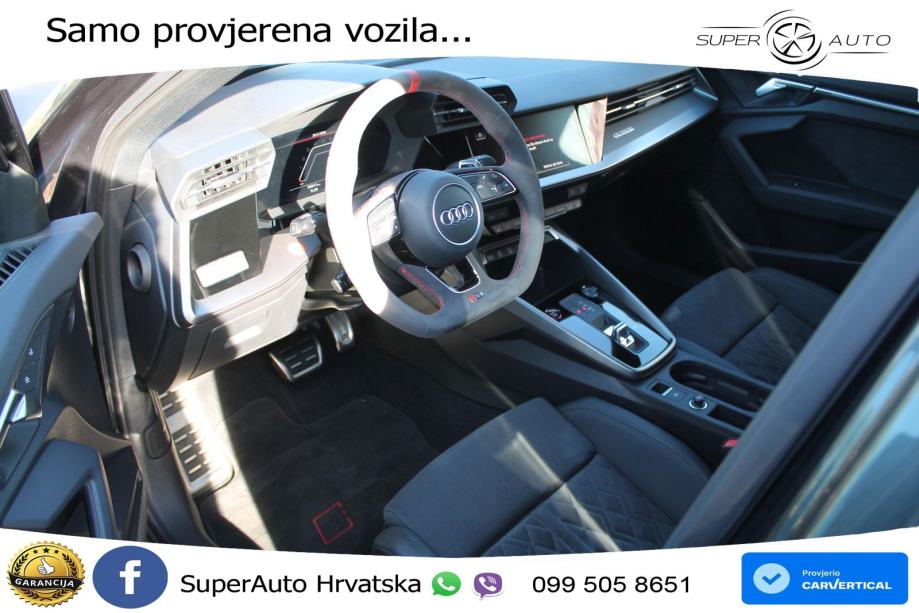 Audi RS3 Sedan 2.5 TFSI (400 KS) quattro S tronic LED+GR SJED+ACC, fotografija 4