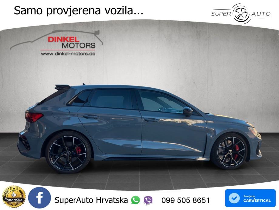 Audi RS3 Sedan 2.5 TFSI (400 KS) quattro S tronic LED+GR SJED+ACC, fotografija 5