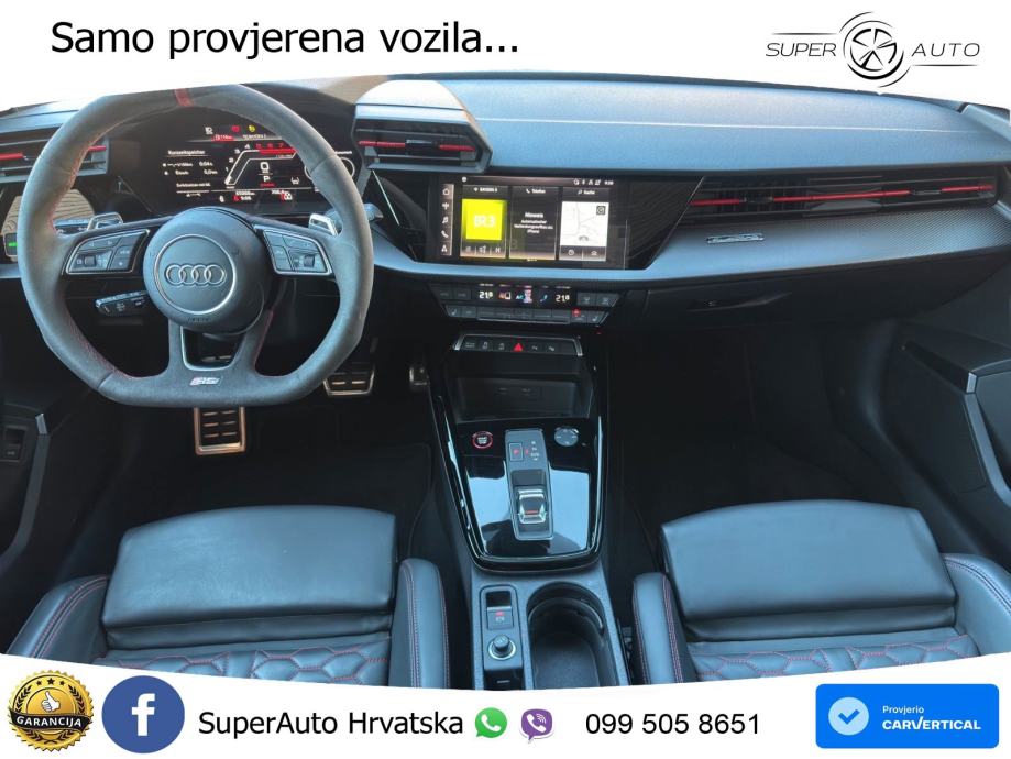 Audi RS3 Sedan 2.5 TFSI (400 KS) quattro S tronic LED+GR SJED+ACC, fotografija 9