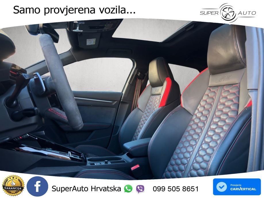 Audi RS3 Sedan 2.5 TFSI (400 KS) quattro S tronic LED+GR SJED+ACC, fotografija 11
