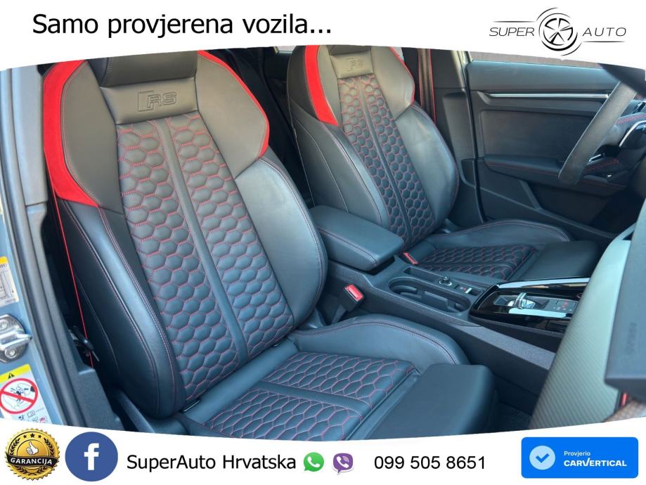 Audi RS3 Sedan 2.5 TFSI (400 KS) quattro S tronic LED+GR SJED+ACC, fotografija 13