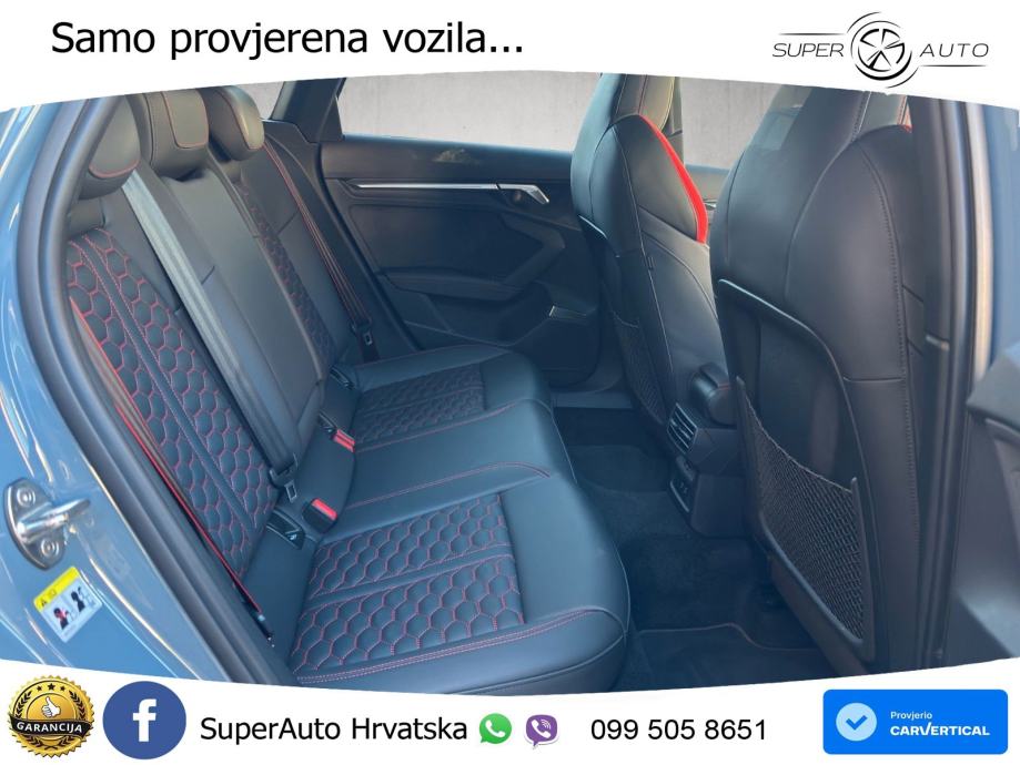 Audi RS3 Sedan 2.5 TFSI (400 KS) quattro S tronic LED+GR SJED+ACC, fotografija 15