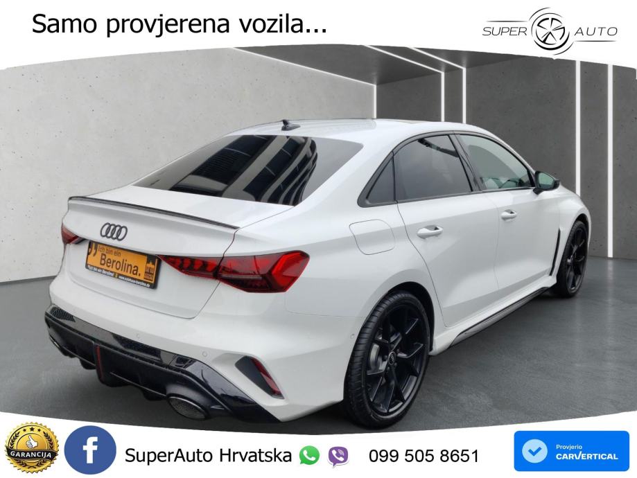 Audi RS3 Sedan 2.5 TFSI (400 KS) quattro S tronic LED+GR SJED+ACC, fotografija 2