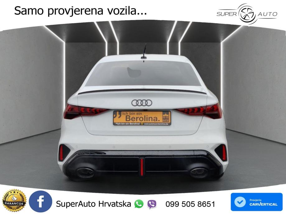 Audi RS3 Sedan 2.5 TFSI (400 KS) quattro S tronic LED+GR SJED+ACC, fotografija 5