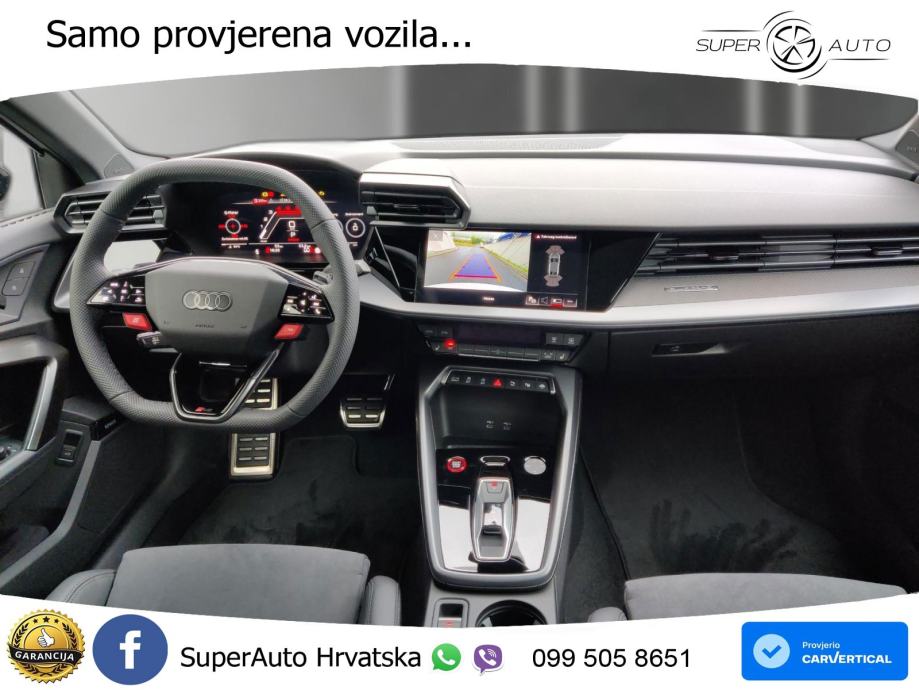 Audi RS3 Sedan 2.5 TFSI (400 KS) quattro S tronic LED+GR SJED+ACC, fotografija 11