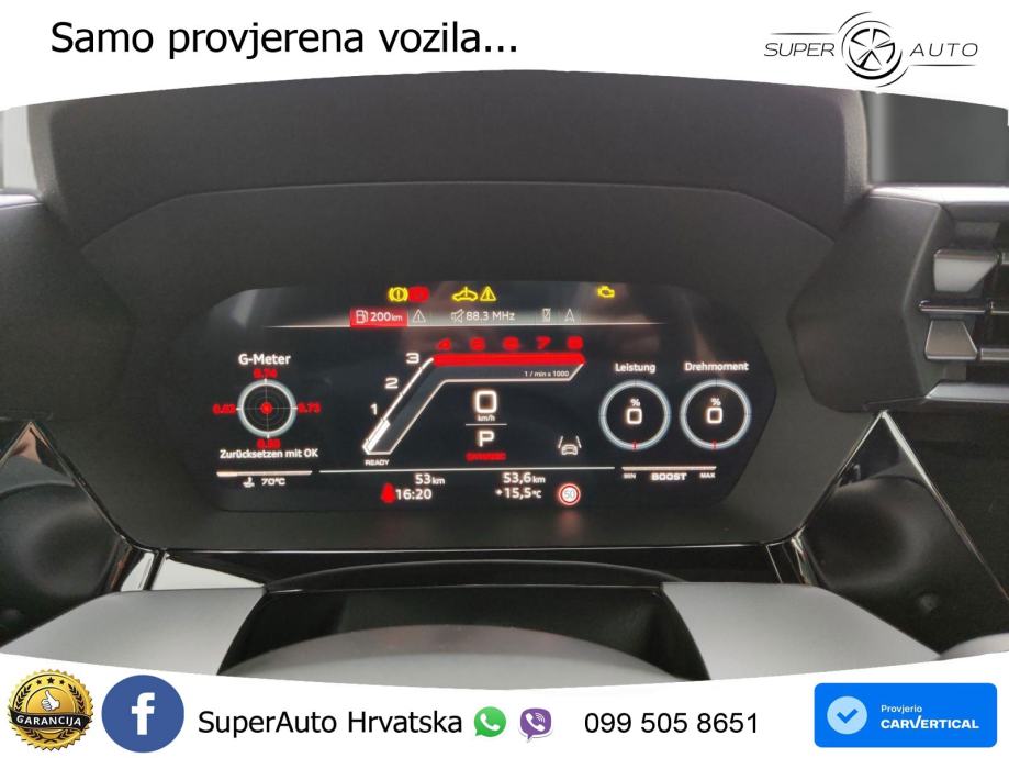 Audi RS3 Sedan 2.5 TFSI (400 KS) quattro S tronic LED+GR SJED+ACC, fotografija 14
