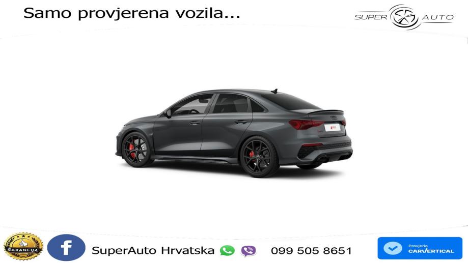 Audi RS3 Sedan 2.5 TFSI (400 KS) quattro S tronic LED+GR SJED+ACC, fotografija 5