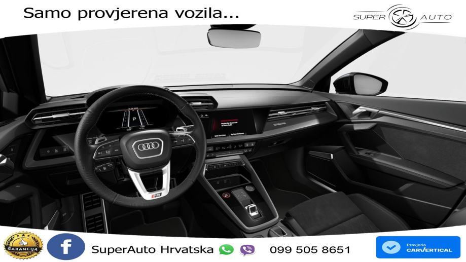 Audi RS3 Sedan 2.5 TFSI (400 KS) quattro S tronic LED+GR SJED+ACC, fotografija 8
