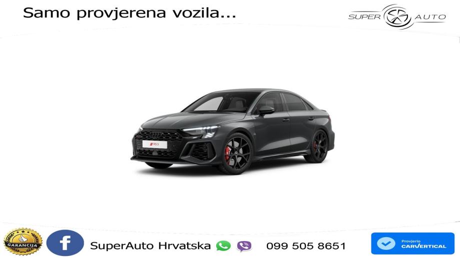 Audi RS3 Sedan 2.5 TFSI (400 KS) quattro S tronic LED+GR SJED+ACC, fotografija 9