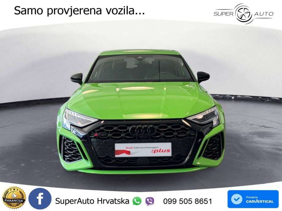 Audi RS3 Sedan 2.5 TFSI (400 KS) quattro S tronic LED+GR SJED+ACC, fotografija 6