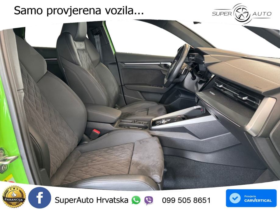 Audi RS3 Sedan 2.5 TFSI (400 KS) quattro S tronic LED+GR SJED+ACC, fotografija 13