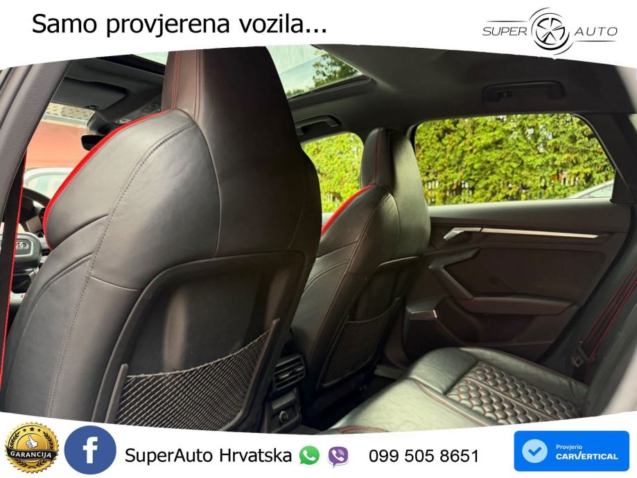 Audi RS3 Sportback 2.5 TFSI (400 KS) quattro S tronic LED+GR SJED+ACC, fotografija 13