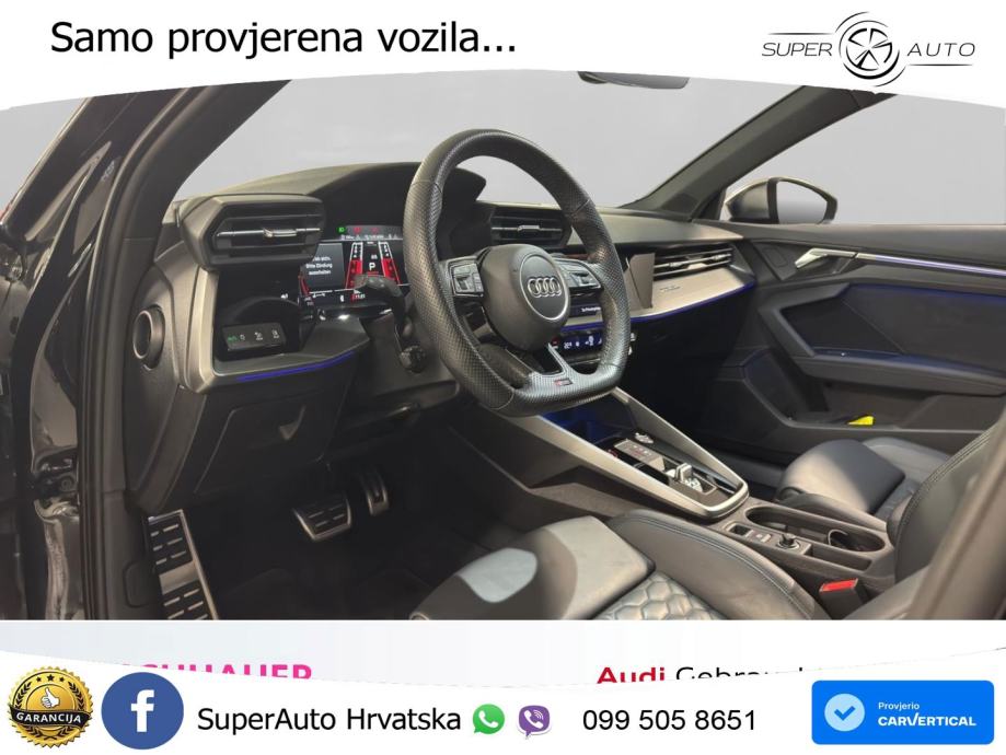 Audi RS3 Sportback 2.5 TFSI (400 KS) quattro S tronic LED+GR SJED+ACC, fotografija 5