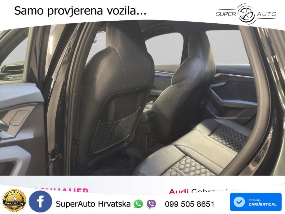 Audi RS3 Sportback 2.5 TFSI (400 KS) quattro S tronic LED+GR SJED+ACC, fotografija 9