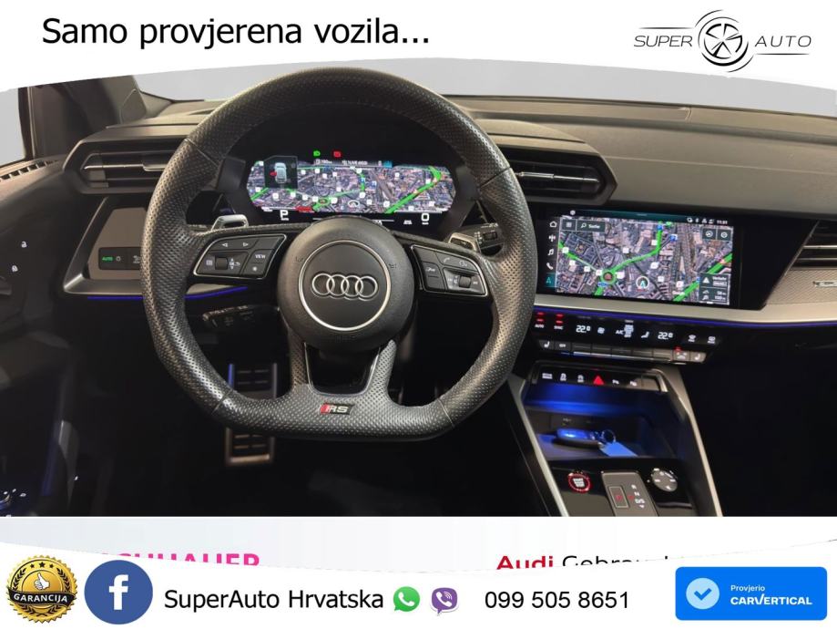 Audi RS3 Sportback 2.5 TFSI (400 KS) quattro S tronic LED+GR SJED+ACC, fotografija 10