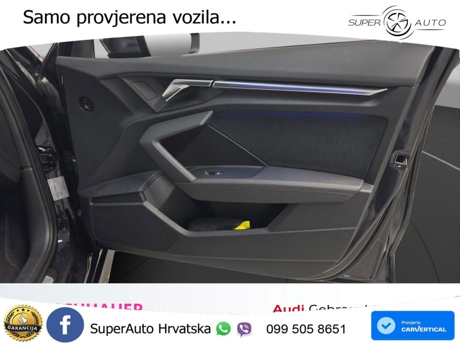 Audi RS3 Sportback 2.5 TFSI (400 KS) quattro S tronic LED+GR SJED+ACC, fotografija 13