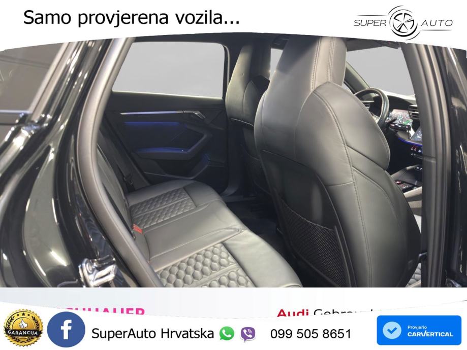 Audi RS3 Sportback 2.5 TFSI (400 KS) quattro S tronic LED+GR SJED+ACC, fotografija 15