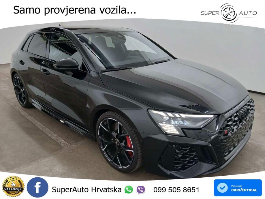 Audi RS3 Sportback 2.5 TFSI (400 KS) quattro S tronic LED+GR SJED+ACC, fotografija 3