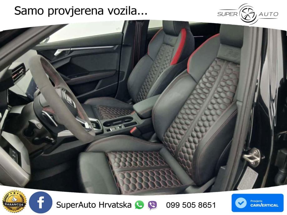 Audi RS3 Sportback 2.5 TFSI (400 KS) quattro S tronic LED+GR SJED+ACC, fotografija 9