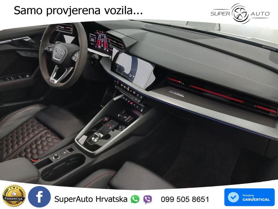 Audi RS3 Sportback 2.5 TFSI (400 KS) quattro S tronic LED+GR SJED+ACC, fotografija 10