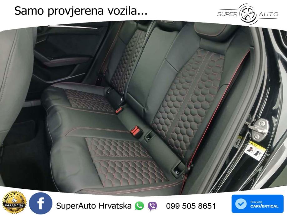 Audi RS3 Sportback 2.5 TFSI (400 KS) quattro S tronic LED+GR SJED+ACC, fotografija 13