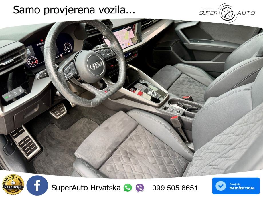 Audi RS3 Sportback 2.5 TFSI (400 KS) quattro S tronic LED+GR SJED+ACC, fotografija 13