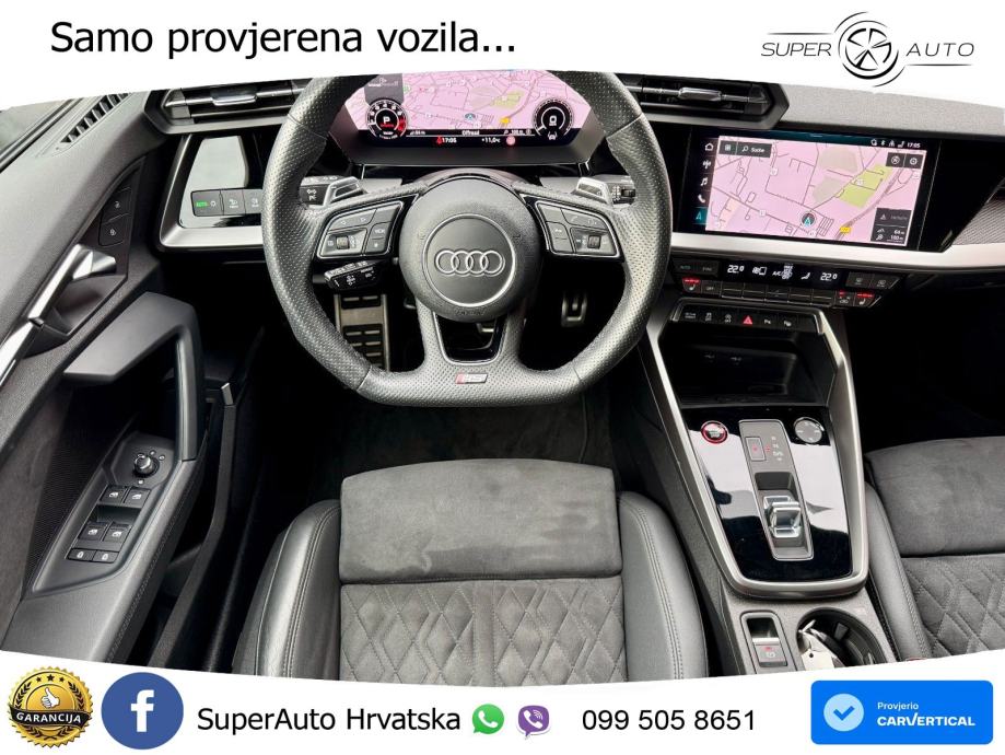 Audi RS3 Sportback 2.5 TFSI (400 KS) quattro S tronic LED+GR SJED+ACC, fotografija 19