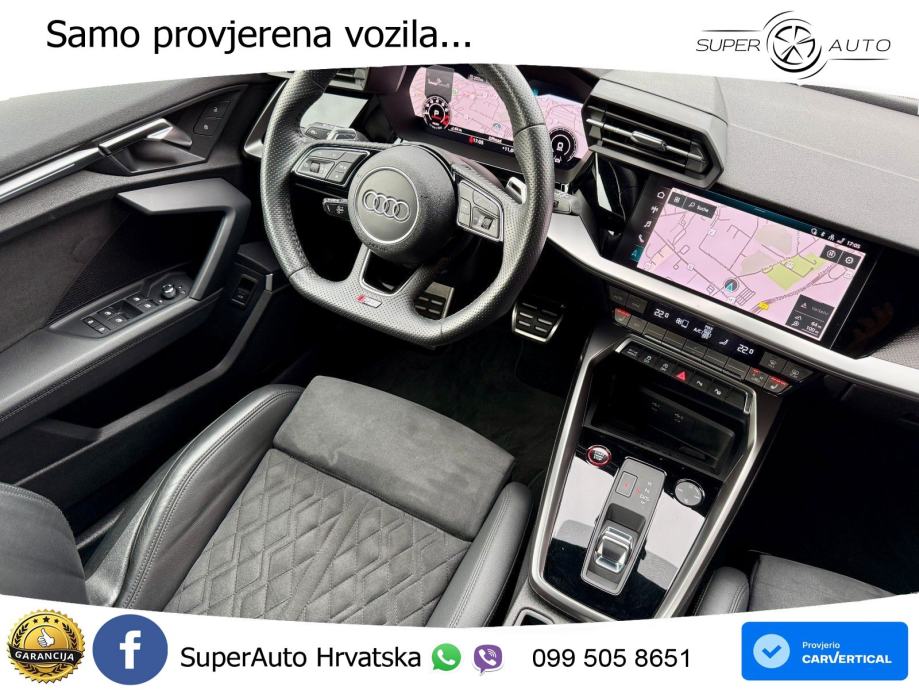 Audi RS3 Sportback 2.5 TFSI (400 KS) quattro S tronic LED+GR SJED+ACC, fotografija 20