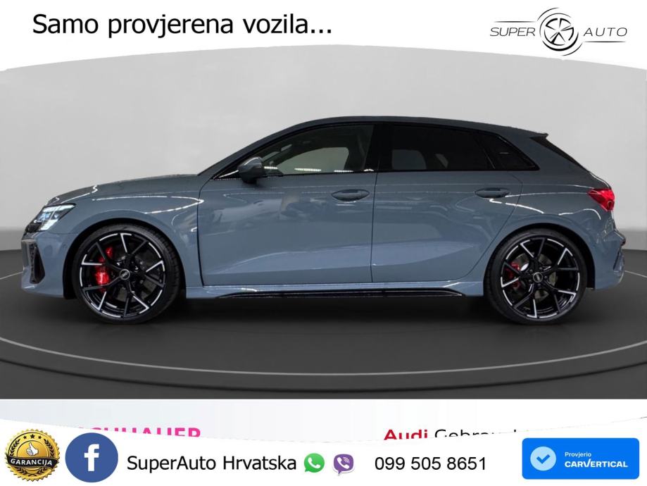 Audi RS3 Sportback 2.5 TFSI (400 KS) quattro S tronic LED+GR SJED+ACC, fotografija 2