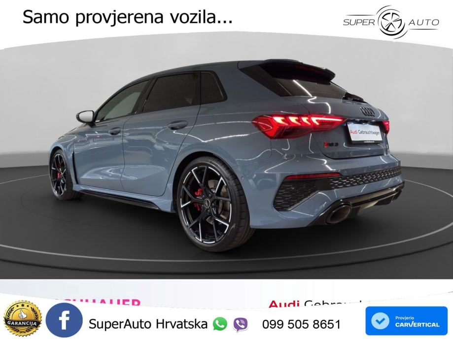 Audi RS3 Sportback 2.5 TFSI (400 KS) quattro S tronic LED+GR SJED+ACC, fotografija 3