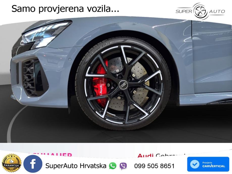 Audi RS3 Sportback 2.5 TFSI (400 KS) quattro S tronic LED+GR SJED+ACC, fotografija 4