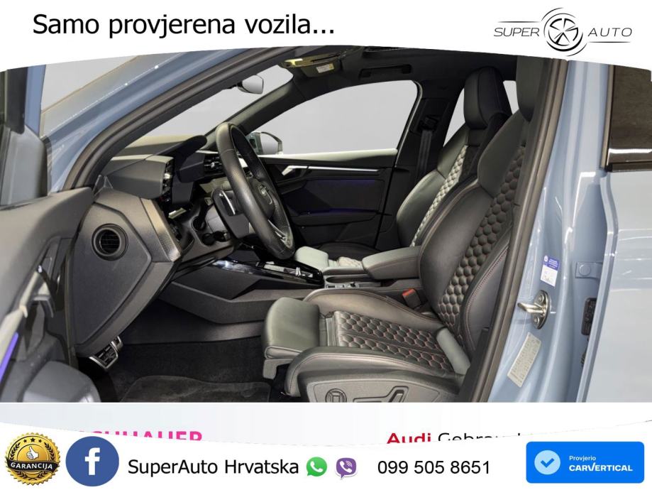 Audi RS3 Sportback 2.5 TFSI (400 KS) quattro S tronic LED+GR SJED+ACC, fotografija 6