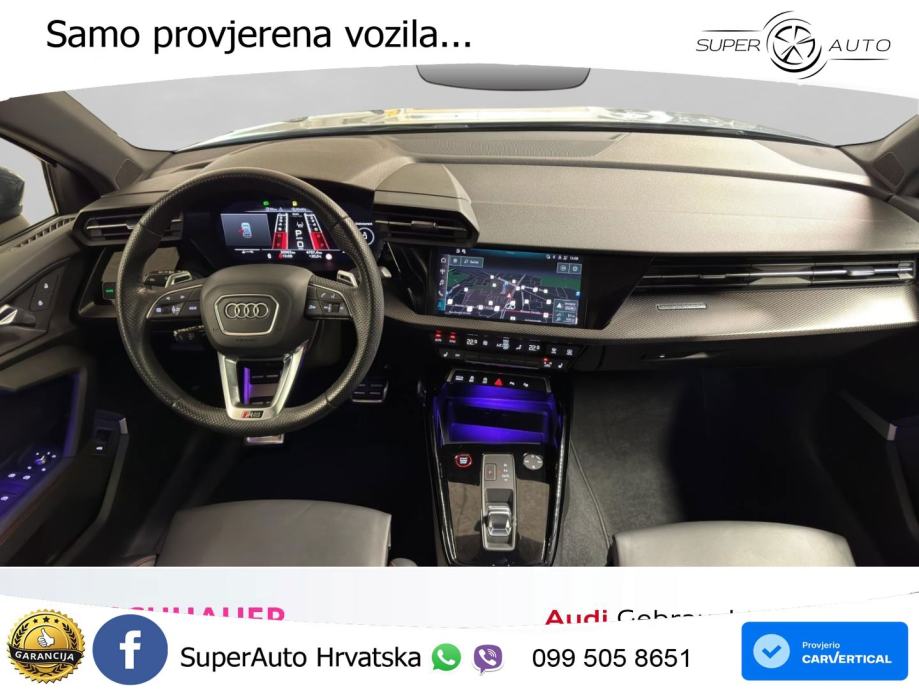 Audi RS3 Sportback 2.5 TFSI (400 KS) quattro S tronic LED+GR SJED+ACC, fotografija 10