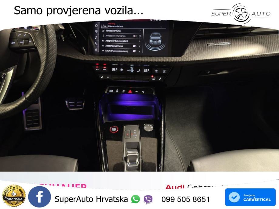 Audi RS3 Sportback 2.5 TFSI (400 KS) quattro S tronic LED+GR SJED+ACC, fotografija 11